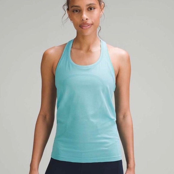 lululemon athletica Tops - Lululemon tidal teal swiftly tech